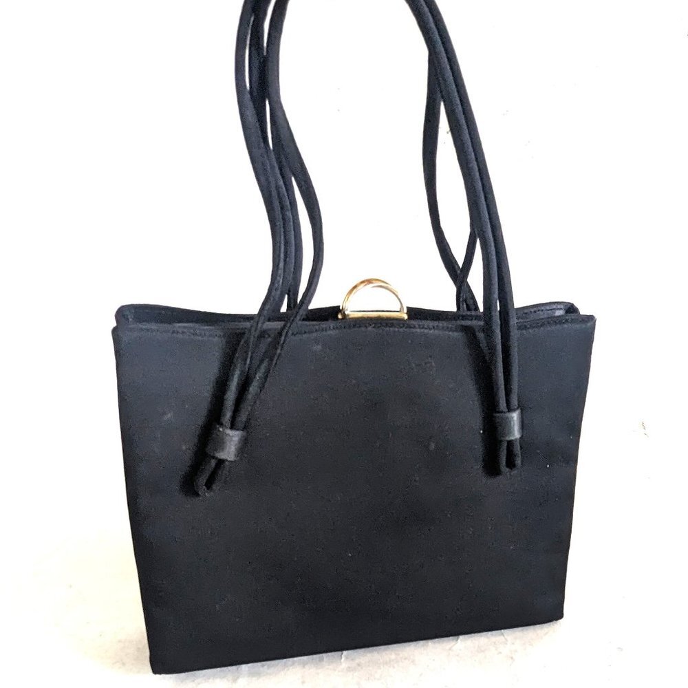 Vintage After Five hinged clutch purse